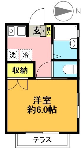 エクセル北沢 間取り図