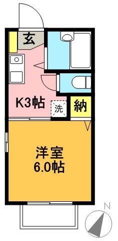 ハイムおもだか 間取り図