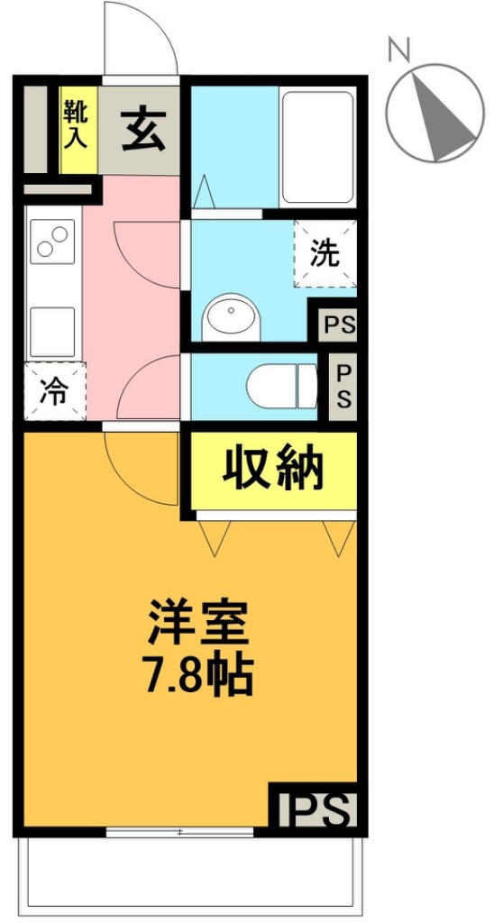 Ｎｅｓｔ下北沢 302号室 間取り