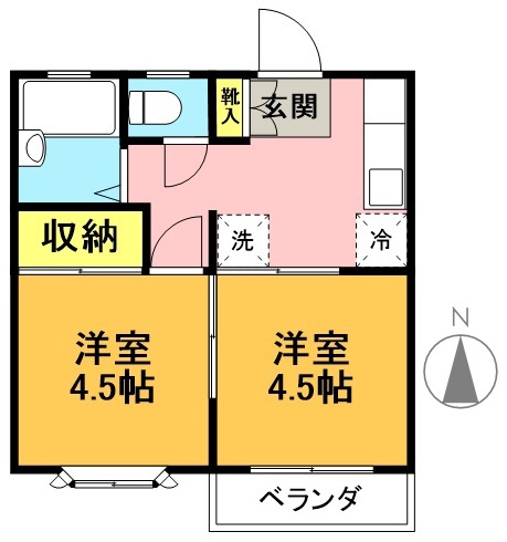 プレジオ代田 間取り図