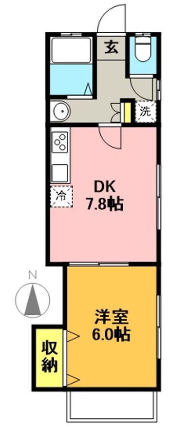 パレス赤堤 間取り図