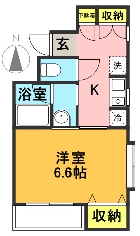 メゾンアライ五番館 間取り図