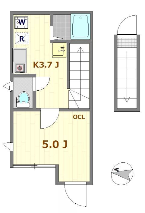 マーレ明大前Ⅱ 間取り図