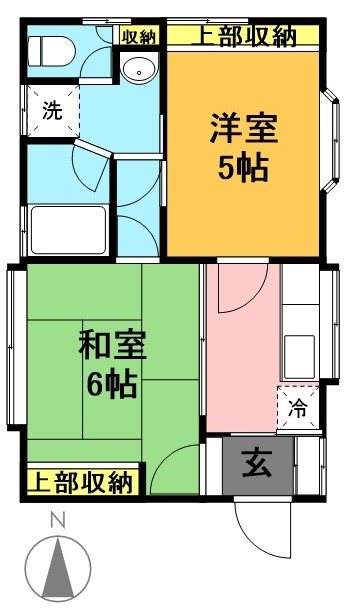 メゾネット星 間取り図