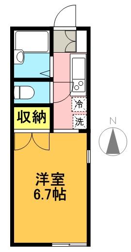 カルテット和泉 101号室 間取り