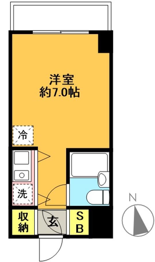 カテリーナ梅ヶ丘 212号室 間取り