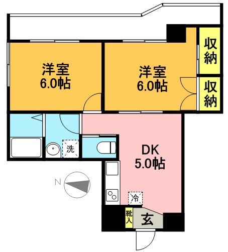 メゾンドフレール 間取り図