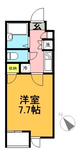 ＶＩＤＡ高井戸 203号室 間取り