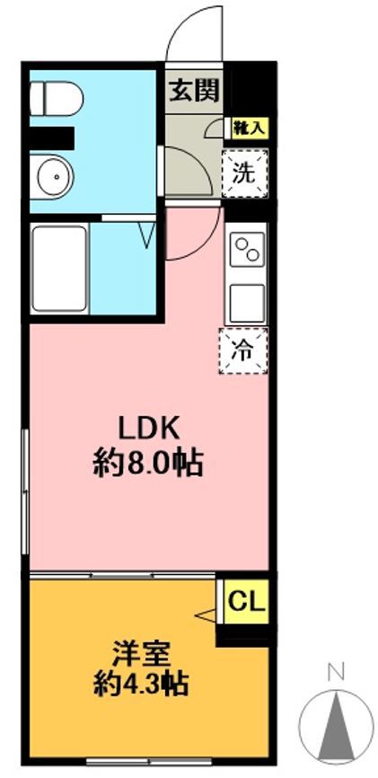 ラフィスタ豪徳寺 間取り図