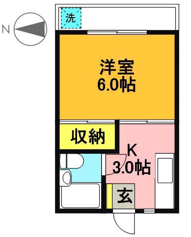 キャスル代田 間取り図