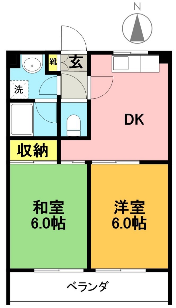 コーディアル久我山 302号室 間取り