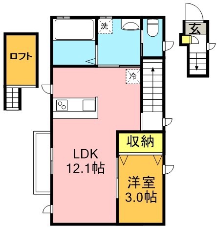 メゾン　ド　リュクス 間取り図