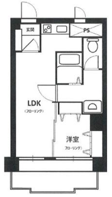 高井戸永谷マンション 808号室 間取り