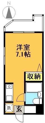 インプルーブ高井戸 223号室 間取り