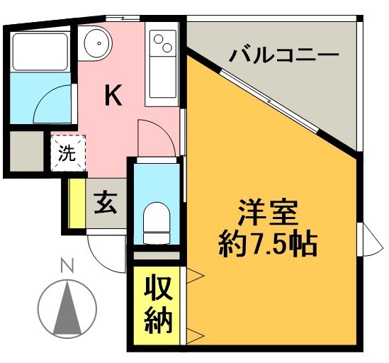 サンロイヤルイマイ 間取り図