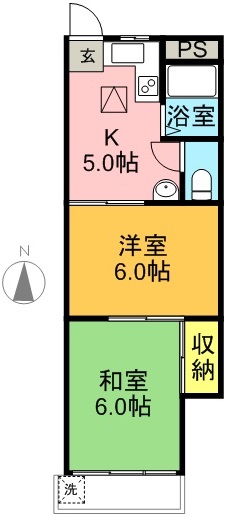 シーズレジデンス永福町メゾン（ハイフラット東永） 間取り図