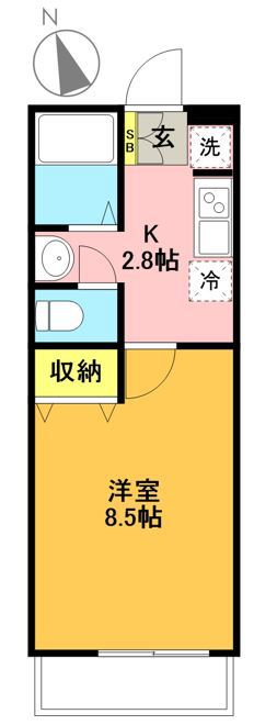 アーバンヒル梅丘 間取り図