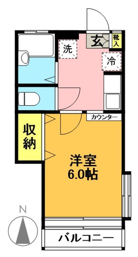 フラッツＮ&amp;rsquo;ｓ 間取り図