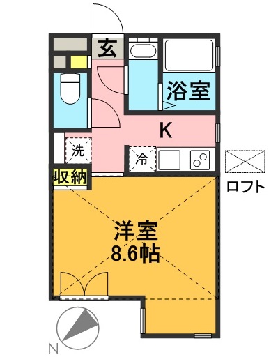 プレアス東松原 間取り図