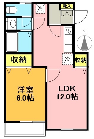 ハイム２３２ 間取り図