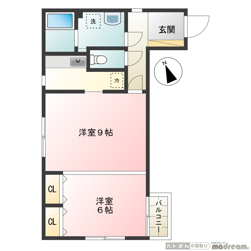 モデュロール豪徳寺 間取り図