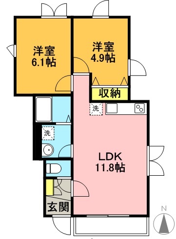 フェザーウッド 間取り図