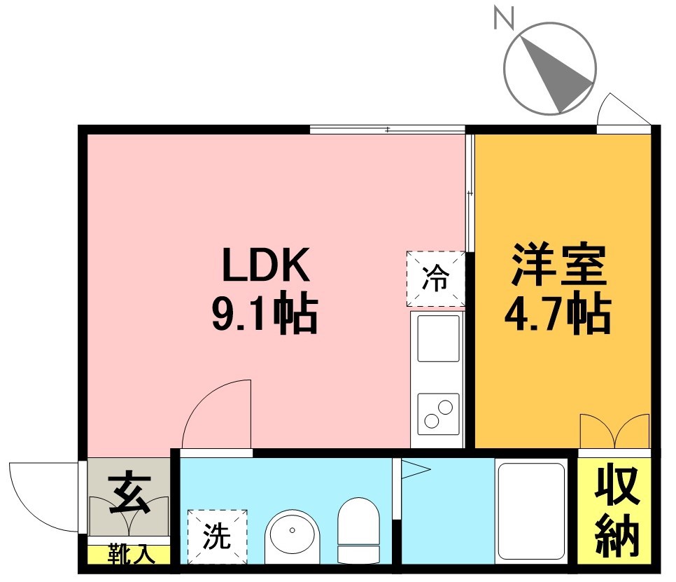 アートフル永福 206号室 間取り