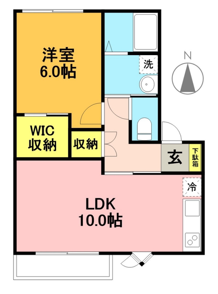 ハイツスプレッド 間取り図