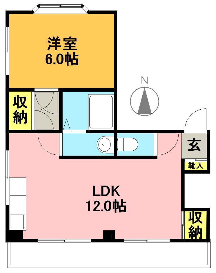 コルムハウス 間取り図