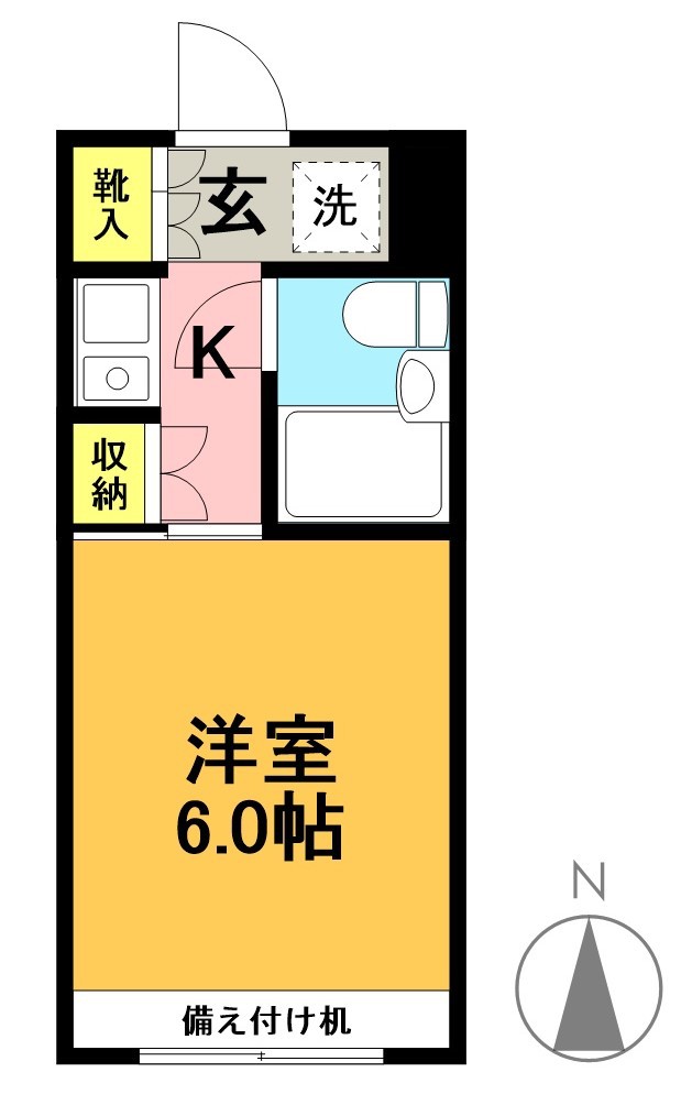 ＹＳＧレジデンス下高井戸 102号室 間取り