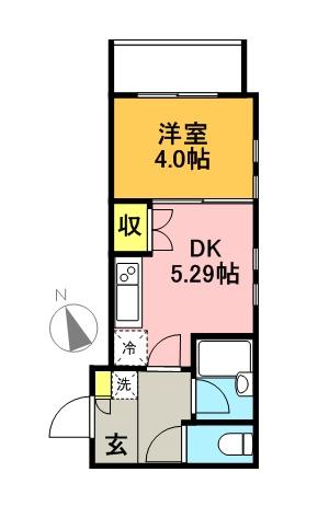 パレ・ホームズ永福町 306号室 間取り