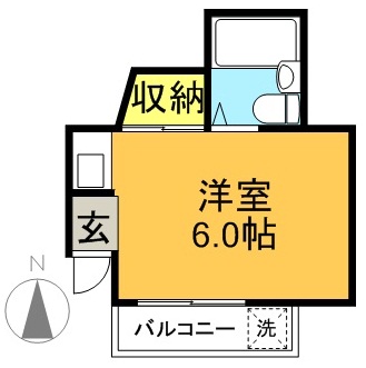 ハイツ寿 105号室 間取り