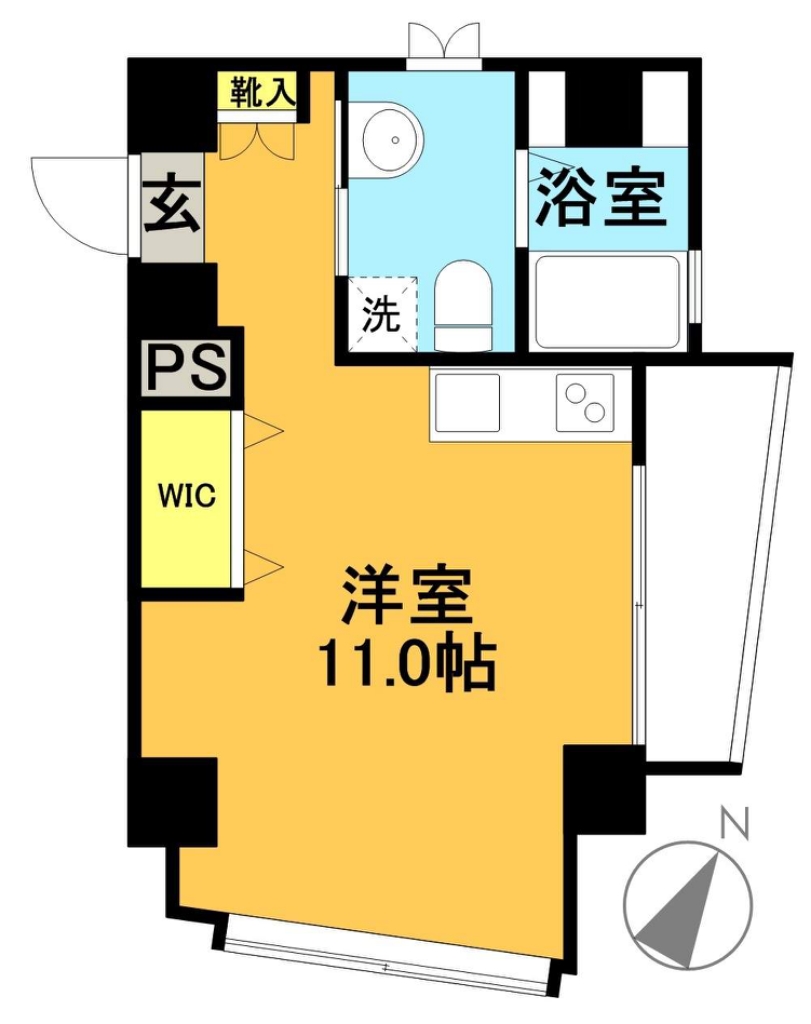 カーサ沙羅 302号室 間取り