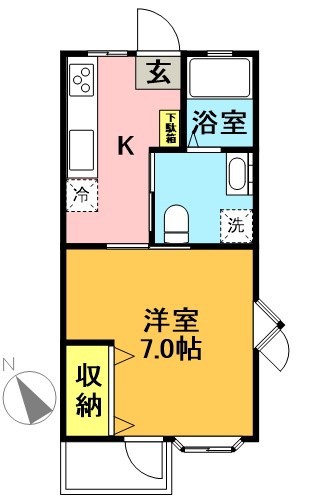 メゾンドブローニュ 間取り図