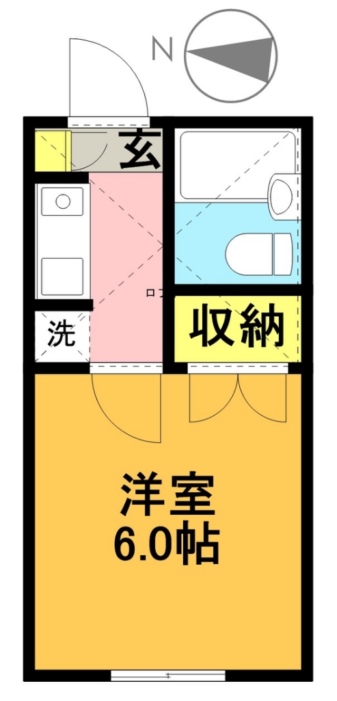 フォーシム明大前 113号室 間取り