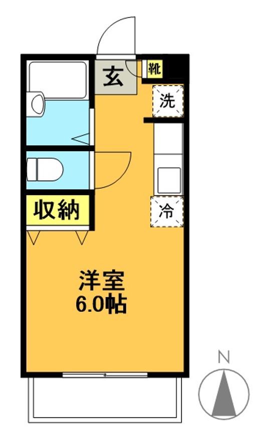 プルミエイッセン 202号室 間取り