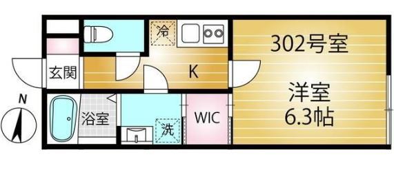 ラヴィハウス下高井戸 302号室 間取り