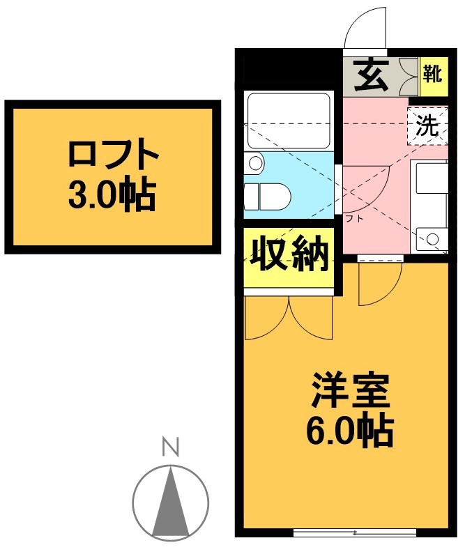 リブシャロン 305号室 間取り