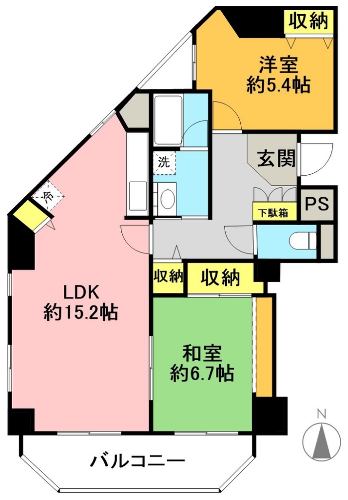 クレスト和泉 203号室 間取り