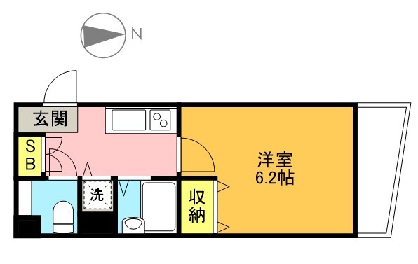 ロアール豪徳寺 209号室 間取り