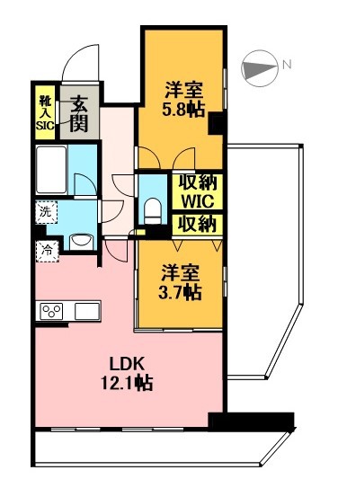 アーバンパーク高井戸 904号室 間取り