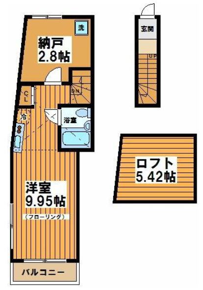 モダンフォルム永福パートⅠ 210号室 間取り