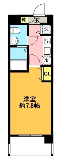 グランド・ガーラ代田橋 2F号室 間取り