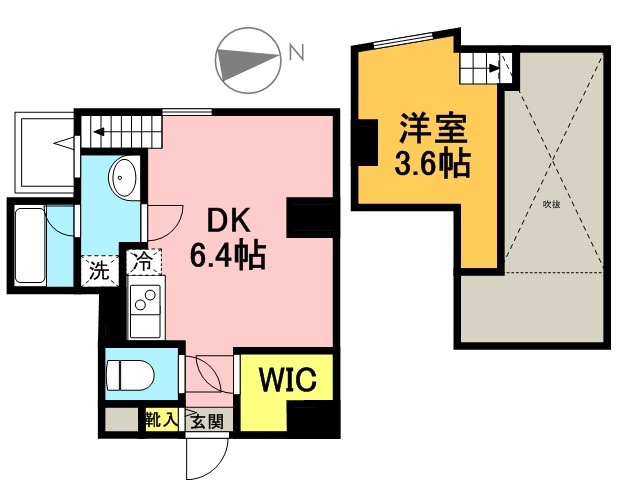 パークフラッツ永福町 401号室 間取り