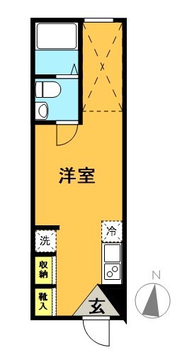 グランアセット赤堤 106号室 間取り