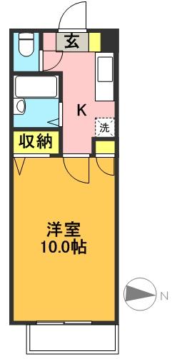 ラブラドール高井戸 305号室 間取り