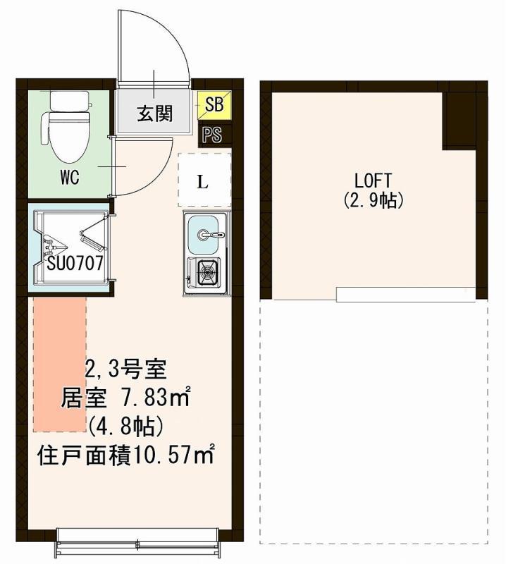 アイランドヴィラ久我山 203号室 間取り