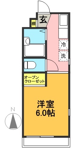 メゾンシャルム 間取り図