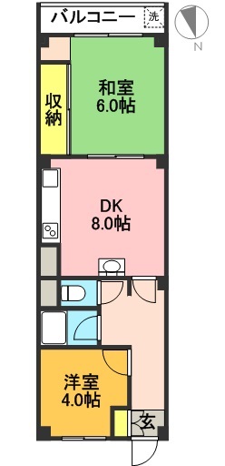 羽根木パークハイツ 間取り図