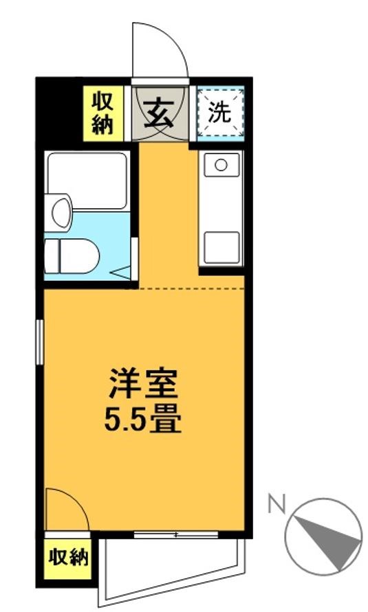 フラットＪ２ 間取り図